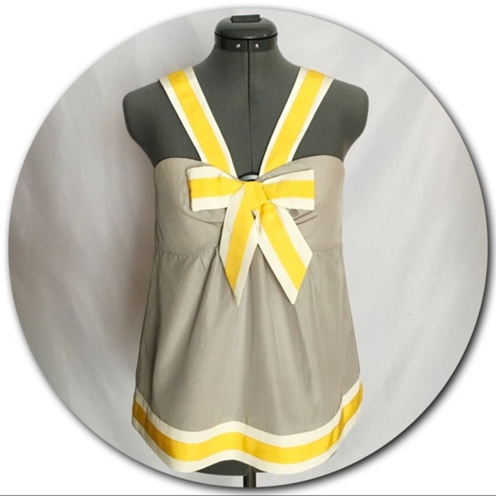 NWOT Arden B silk tank cami bow sailor moon bra top 4 6